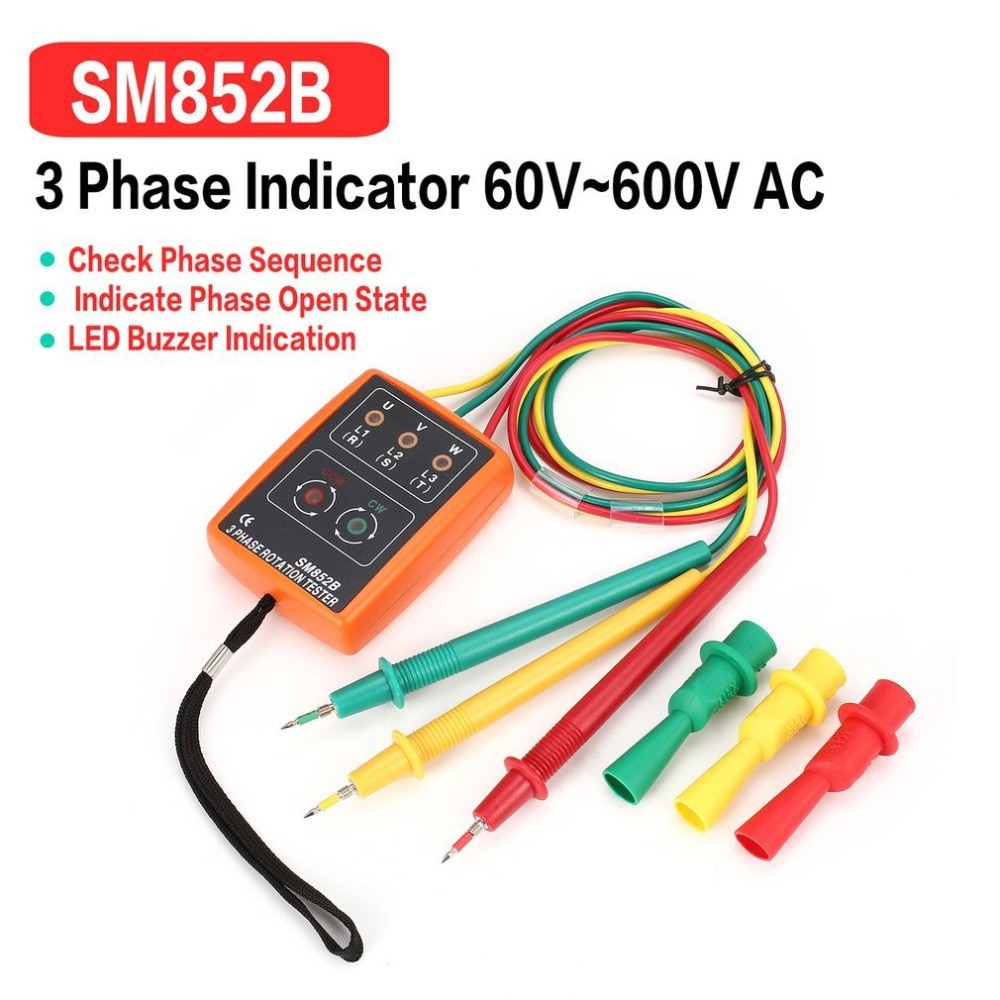 SM852B   ǥñ , 3  ȸ ׽, LED + , 3  AC   跮, 60V  600V